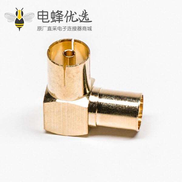 PAL接口转接头PAL公转母RF连接器直角镀金