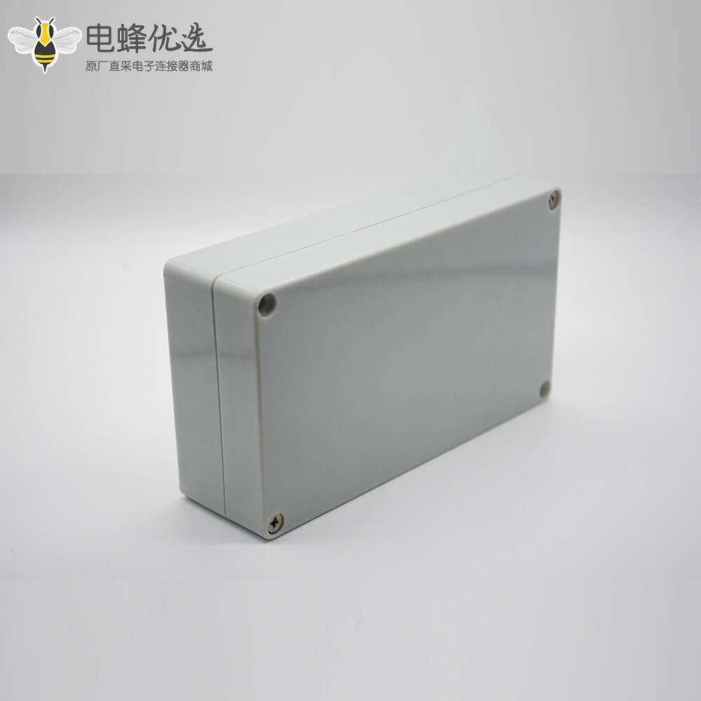 塑料防水防尘接线盒90&times;158&times;40低盖螺丝固定ABS塑料外壳