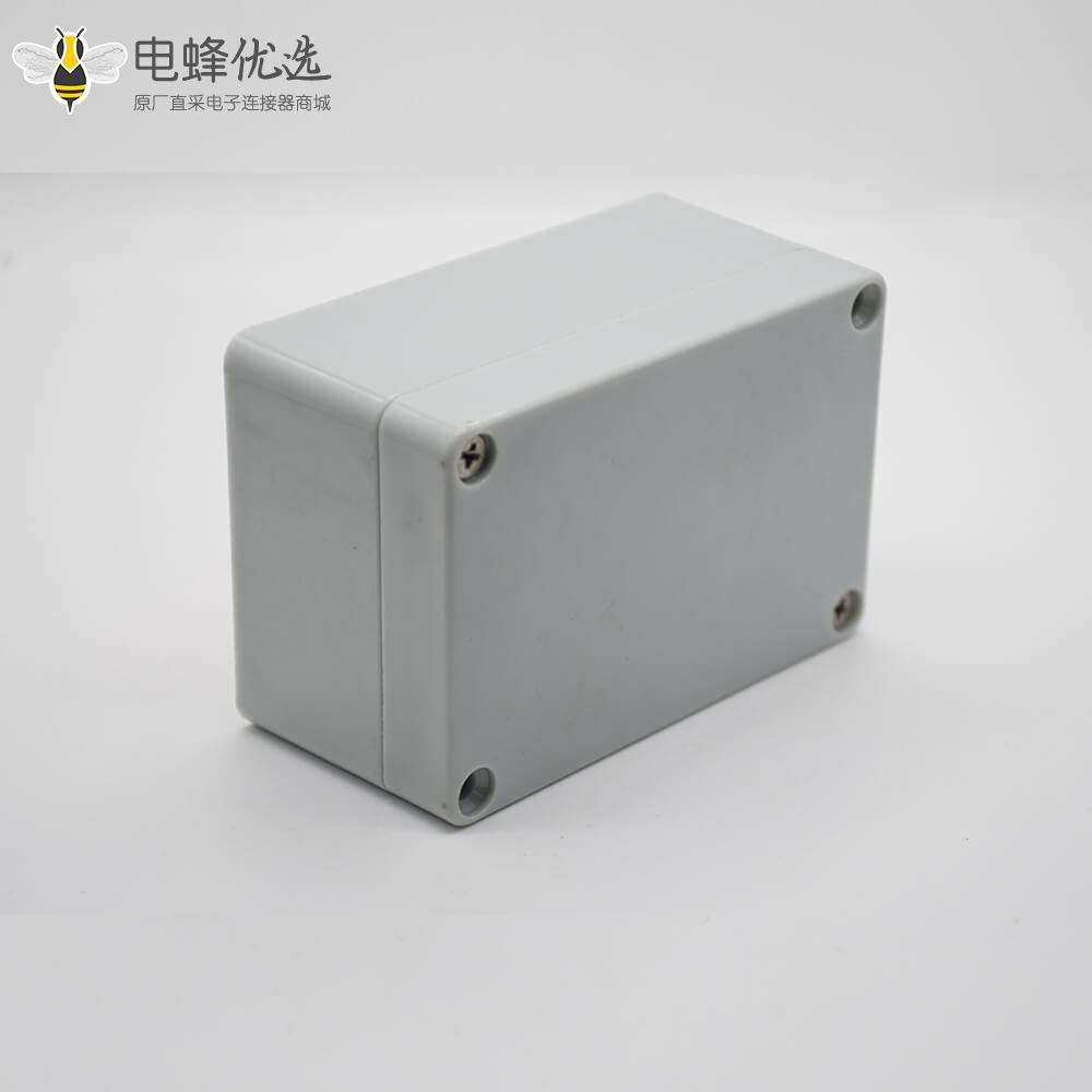 ABS塑料防水接线盒矩形100&times;68&times;50螺丝固定