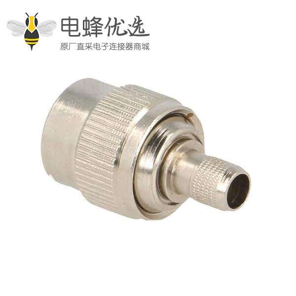 TNC公头反向直式50&Omega;H155压接接线