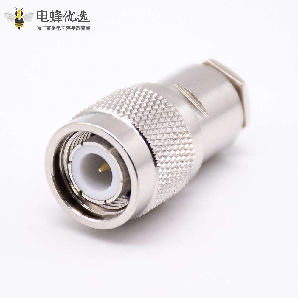 TNC插头用于电缆RG58直螺纹端子