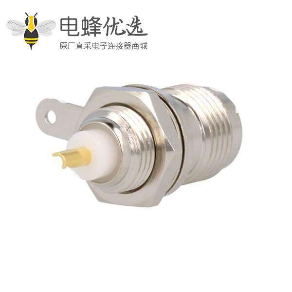 TNC母头插座50&Omega;焊接用于面板安装