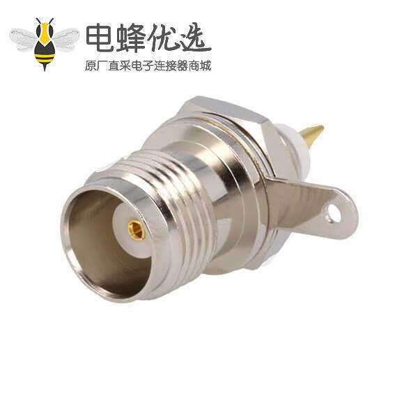 TNC母头插座50&Omega;焊接用于面板安装