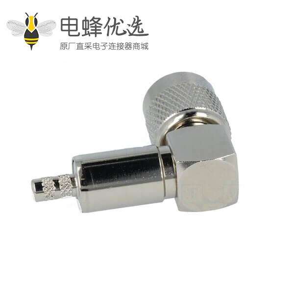 TNC公头弯曲90&deg;50&Omega;压接接线