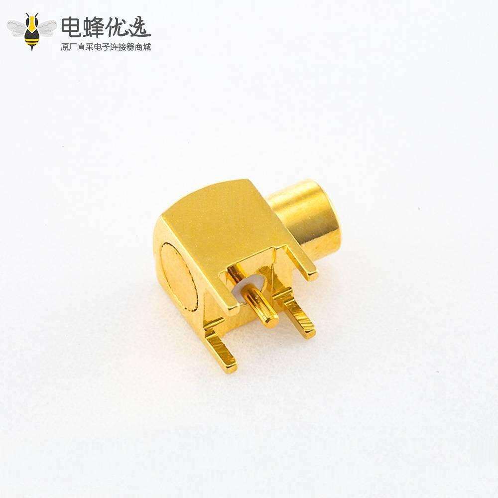 90度接头MCX焊接母弯式插孔50&Omega;