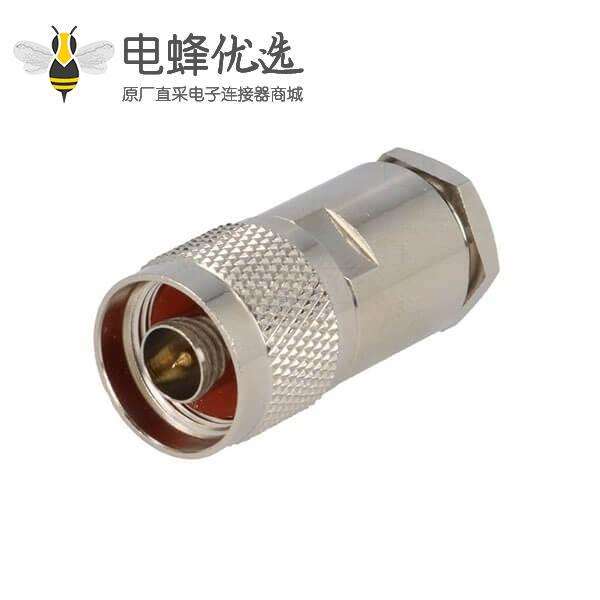 N型公头直式50&Omega;焊接接线连接器