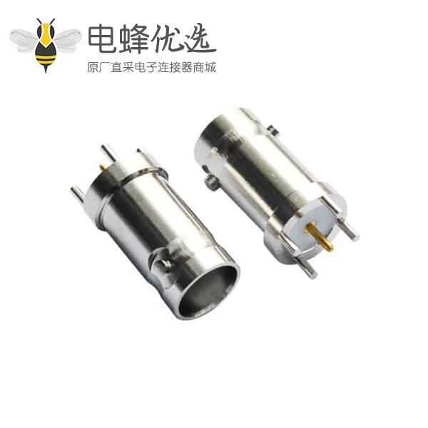 pcb插座 直式锌合金 BNC射频同轴连接器