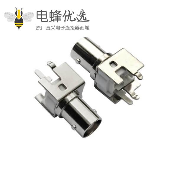 bnc射频连接器 直式同轴母头 PCB板端
