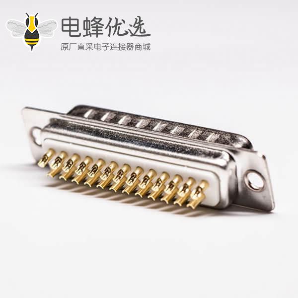 DB25连接器公头直式180度车针接线焊接