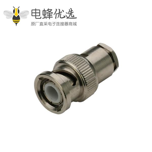 直式射频同轴BNC 50欧姆公头 电缆连接器