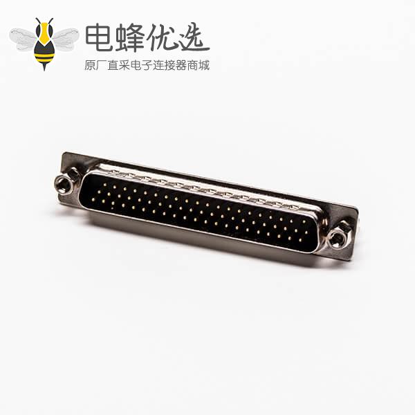 db62连接器高密度公头直式铆锁式插孔接PCB板