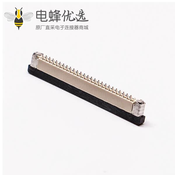 ffc/fpc扁平软排线插座封装1.0PH抽屉式上接2.0H
