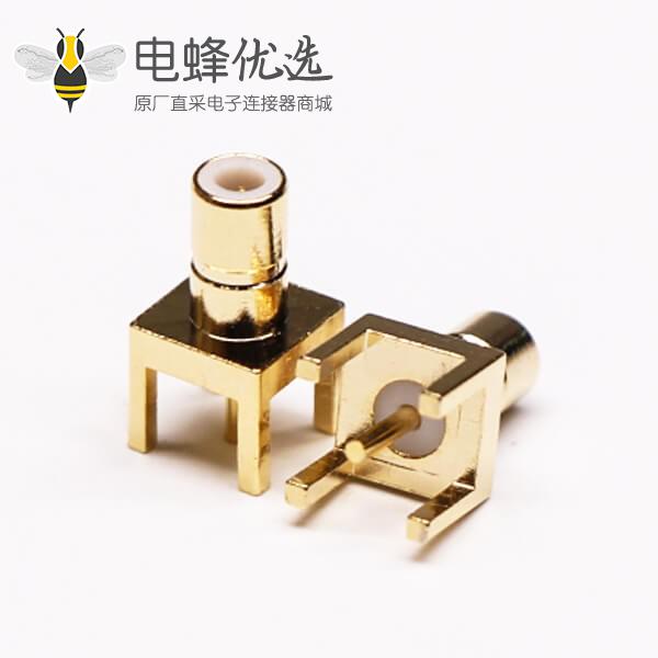pcb 连接器电路板smb直插镀金母头