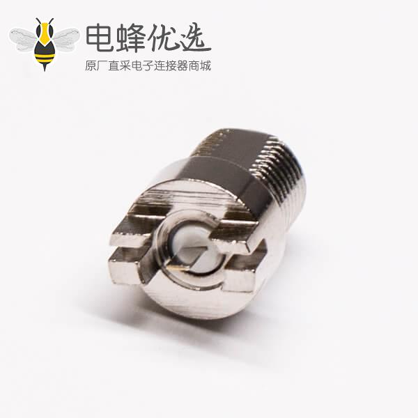 f型快速接头直式穿墙母头边缘卡板接PCB