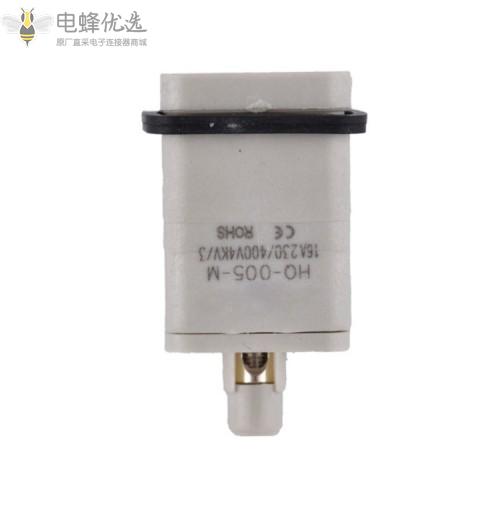 5针公母芯16A对插表面安装航空插头插座矩形重载连接器