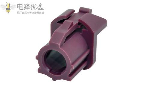 HSD/LVDS/4P/6P孔针短体90度弯头音频视频传输线束汽车连接器插头