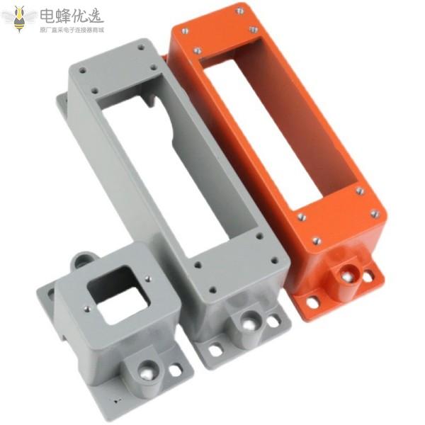 6/10/20/24芯重载连接器安装盒安装底座