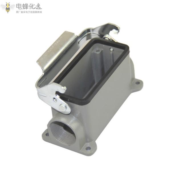 24芯重载连接器公母对接厂家直销表面安装矩形防水工业连接器