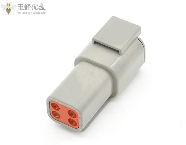 4PIN汽车连接器防水7.5A接插件公母对接线束插头插座