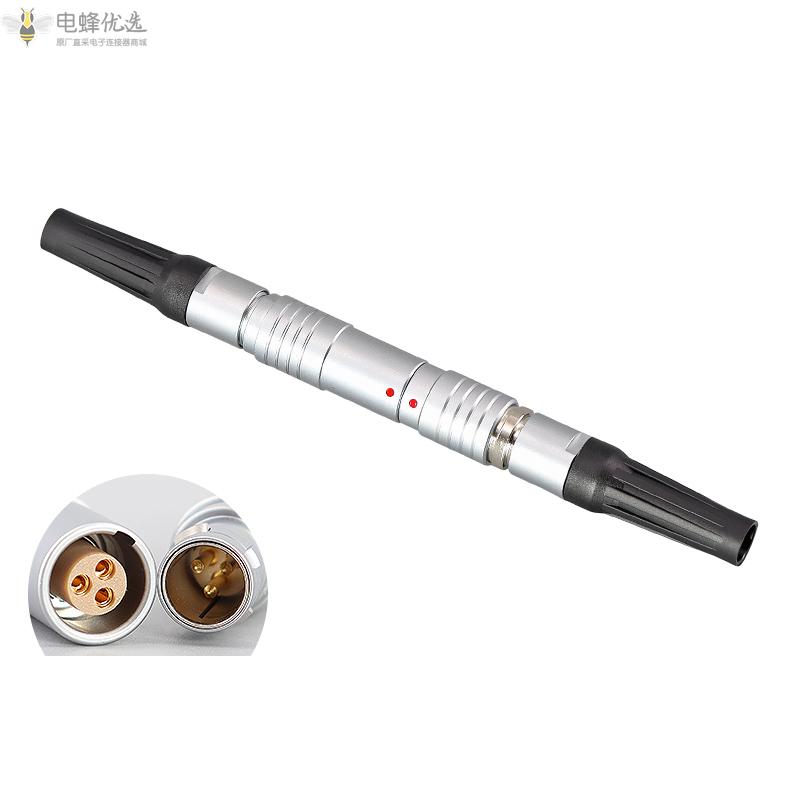 兼容LEMO_FGG_PHG_1B系列浮动空中对接插头插座推拉自锁航空插头3芯厂家批发