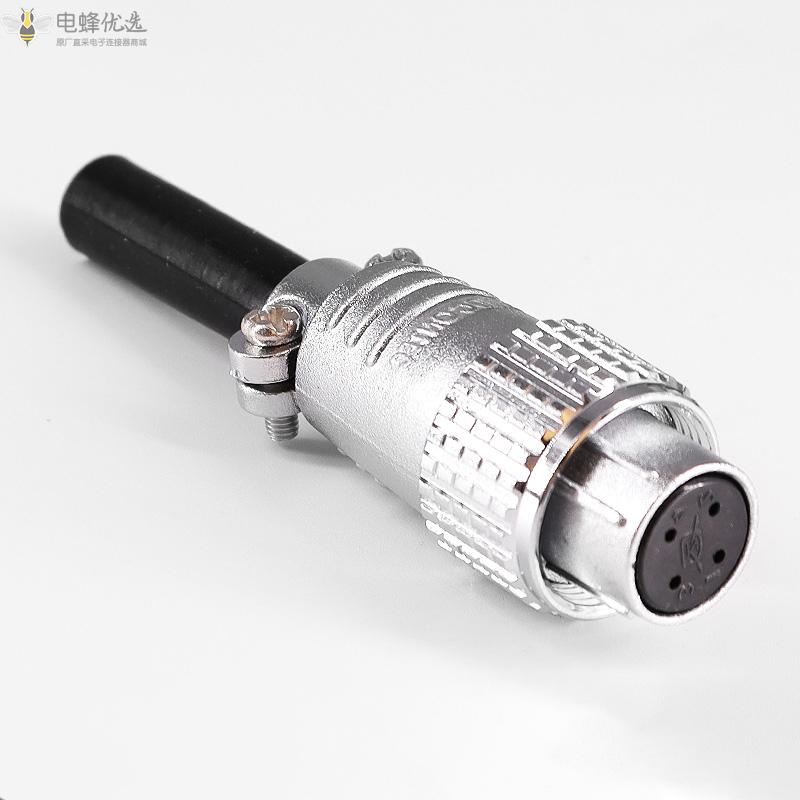 航空电缆连接器TP20_5芯母插头公插座法兰直式连接器厂家批发