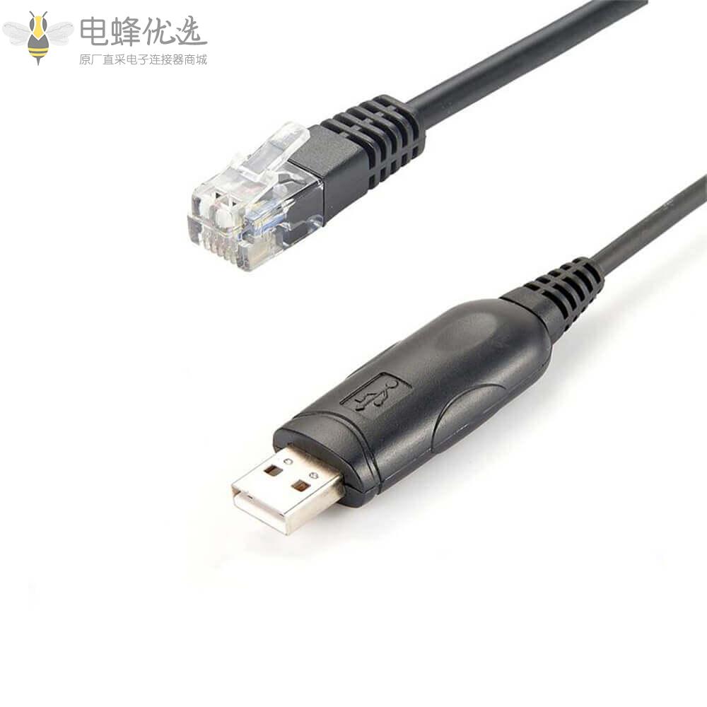 USB2.0带RS232模块转RJ12接1.8米线材（厂家直销）