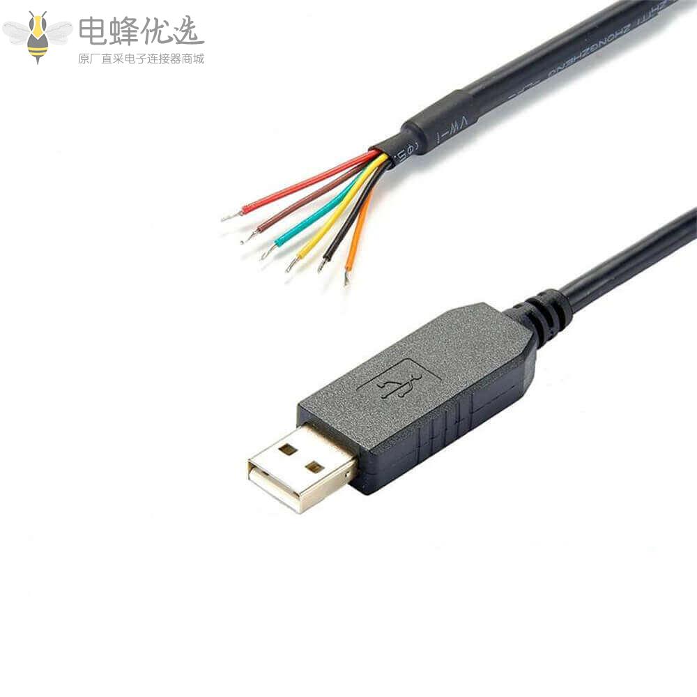 温度传感器电池用USB带RS485模块单边线缆