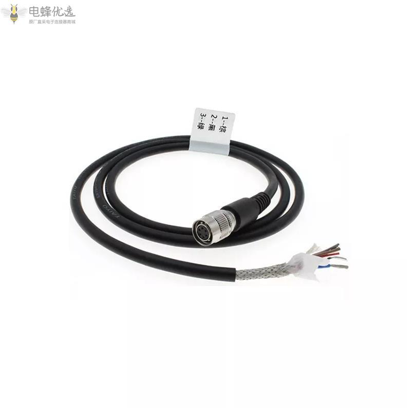 工业伺服相机触发柔性电缆6针可接2m/3m/5m连接线