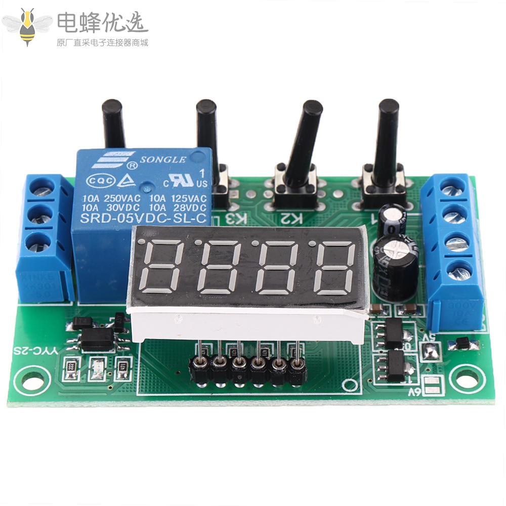 5V_12V_24V_LED显示可调定时继电器​​自动化控制开关模块