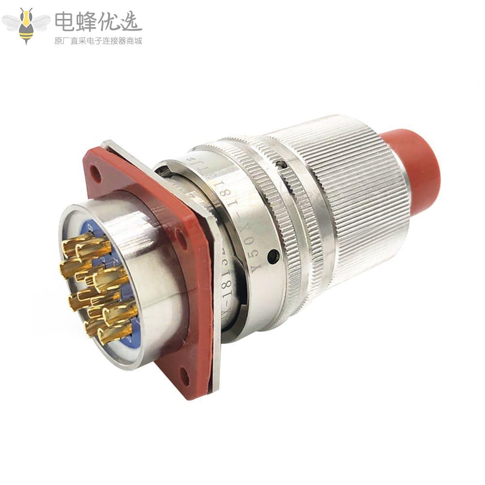 13芯航空插头座Y50X_1813TJ2_Y50X_1813ZK10连接器公母电缆接插件