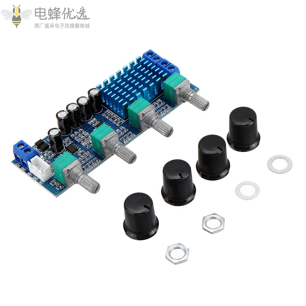 XH_M577_TPA3116D2_12_24V数字功放板音频放大板80W*2大功率音调板