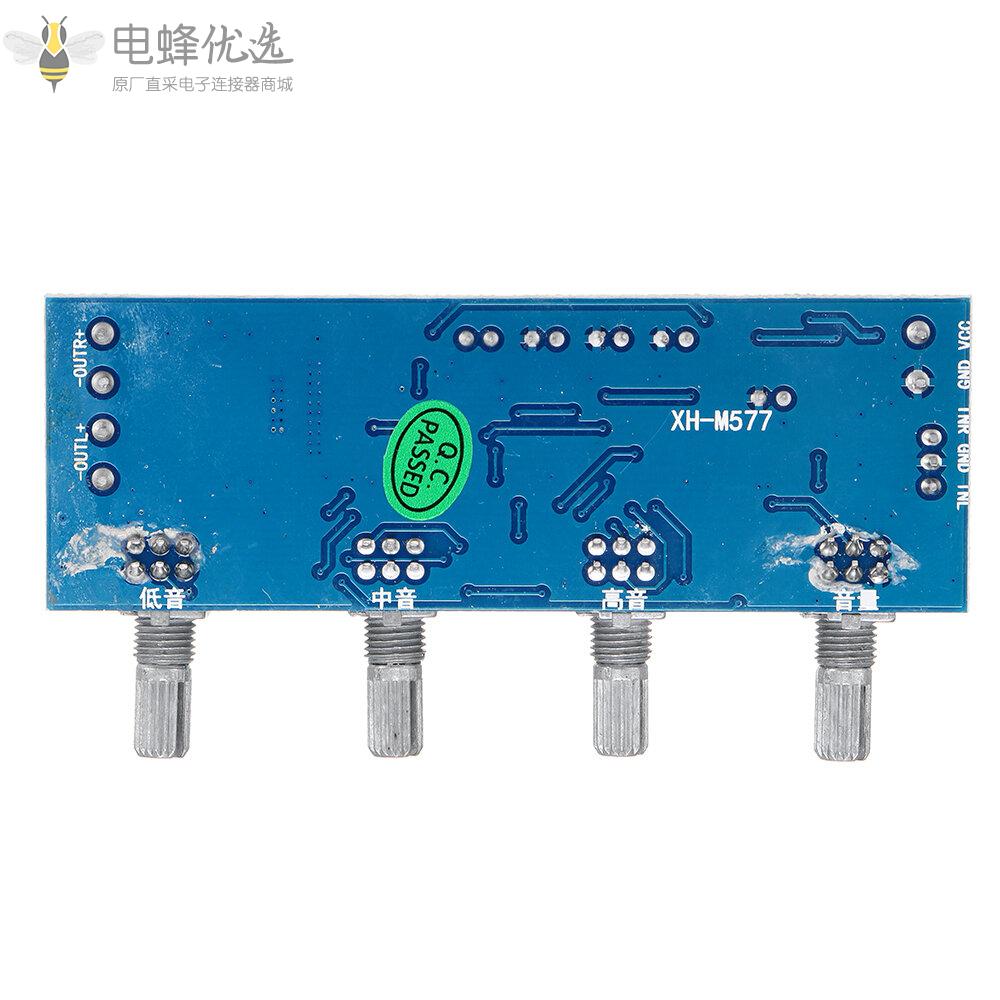 XH_M577_TPA3116D2_12_24V数字功放板音频放大板80W*2大功率音调板