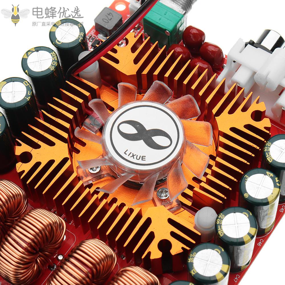 TDA7498E_DC_15V转36V_2X160W_8A大功率数字功放板