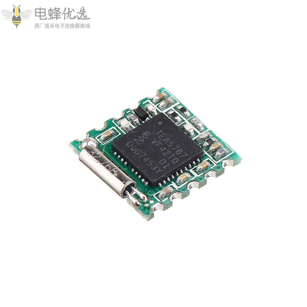 TEA5767_FM可编程低功率立体声收音机模块射频输入放大器时钟晶体板76Mhz_108Mhz低噪声