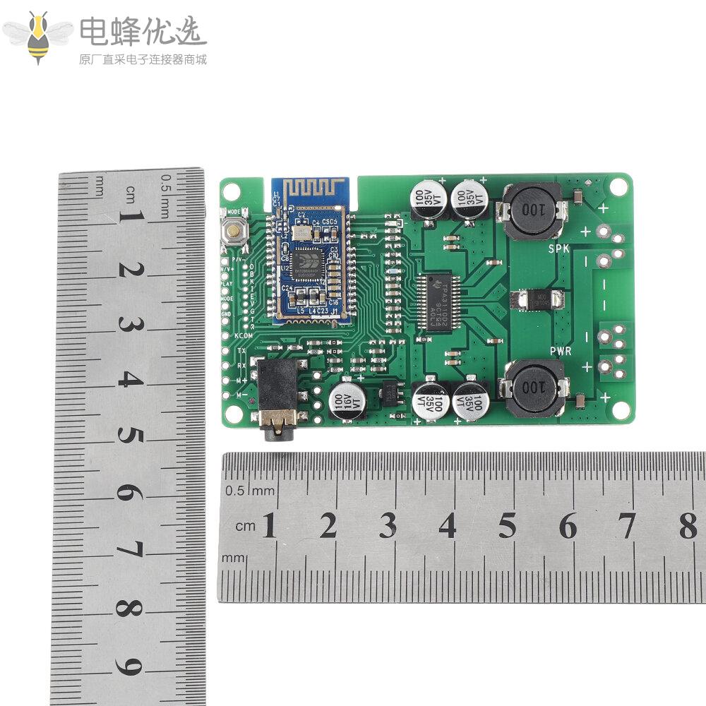 DC_12V_TWS_BLE5.0单声道蓝牙功放模块20W/30W蓝牙/MIC/AUX音频输入支持更改名称和密码带通话功能