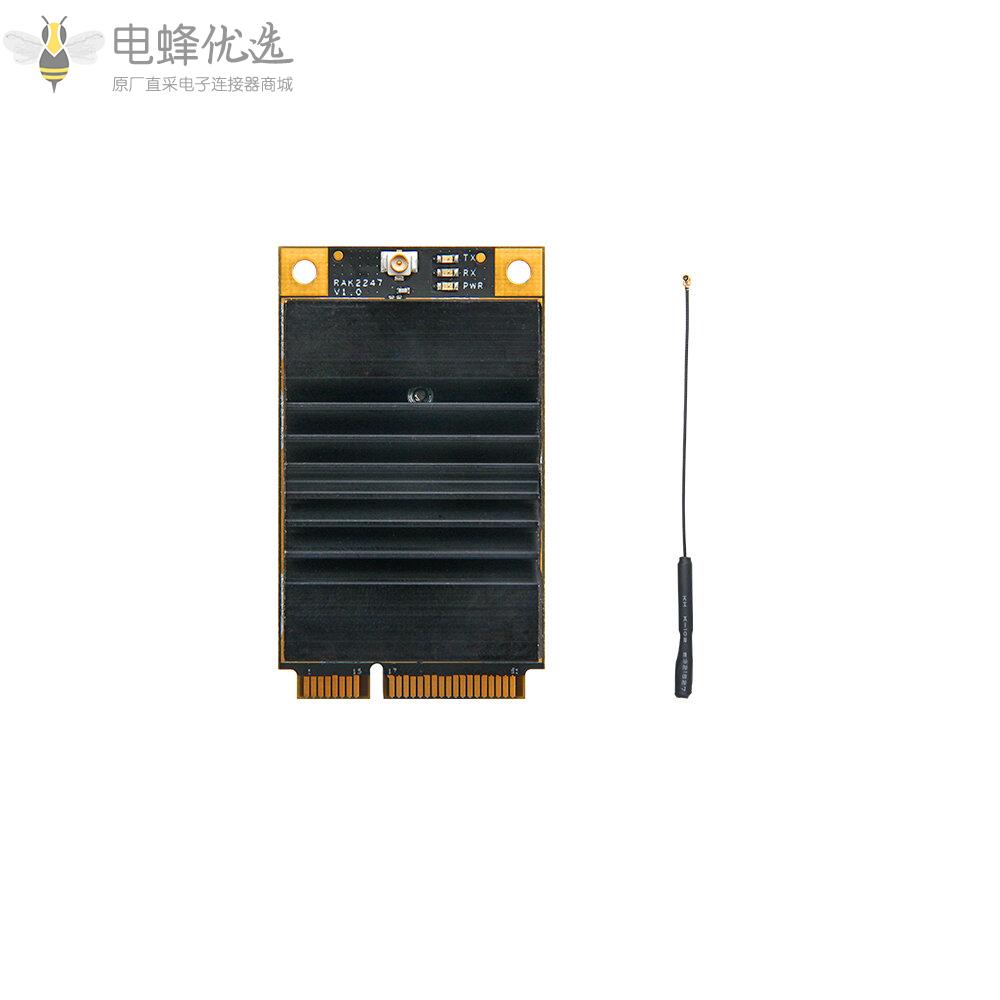 基于SPI接口2247_SX1301的网关集中器模块Mini_PCIe_833升级板