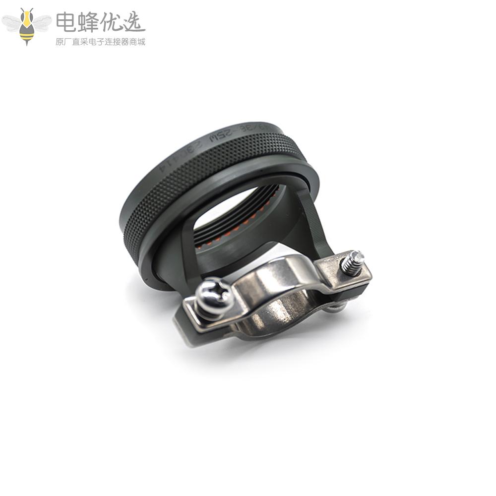 D38999连接器25号壳体直电缆夹橄榄绿镀镉尾附