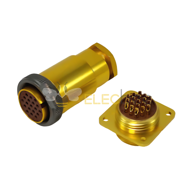 PC-19ZPJ系列对接接插件19芯线缆螺纹插头插座连接器