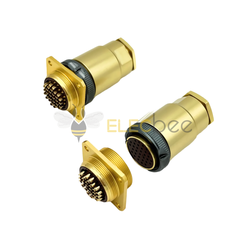 PC-32ZPJ系列32芯对接款连接器螺纹连接器插头插座