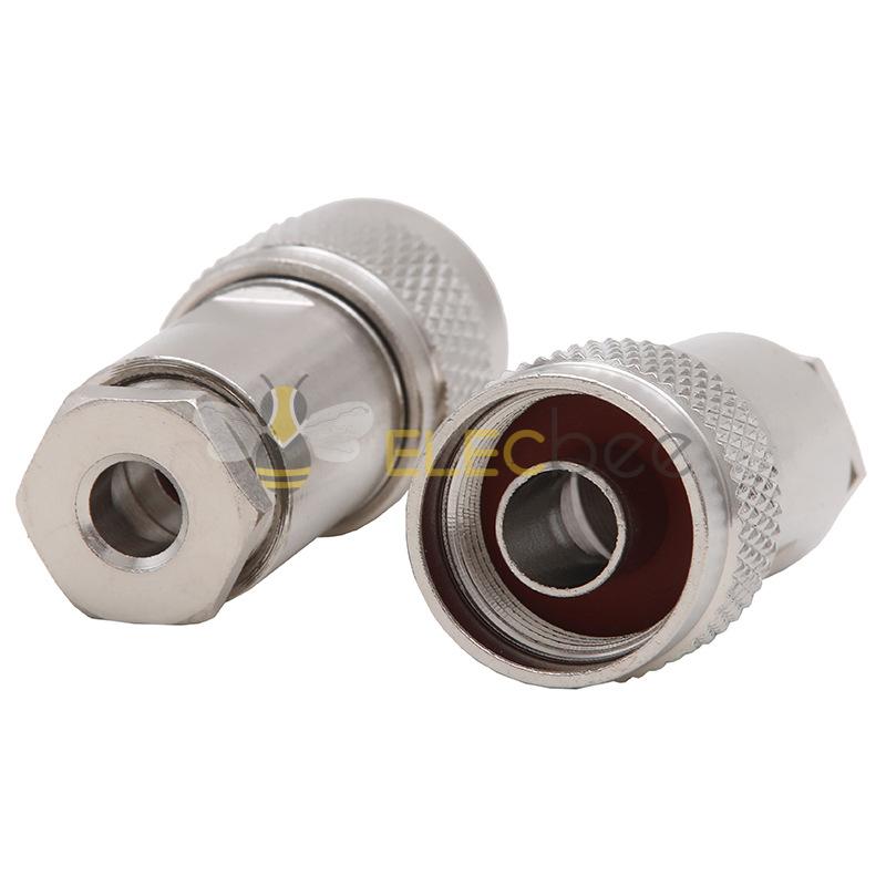 N-J-3全铜射频连接器  L16 N型公头装接式五件套 接50-3/LMR200线