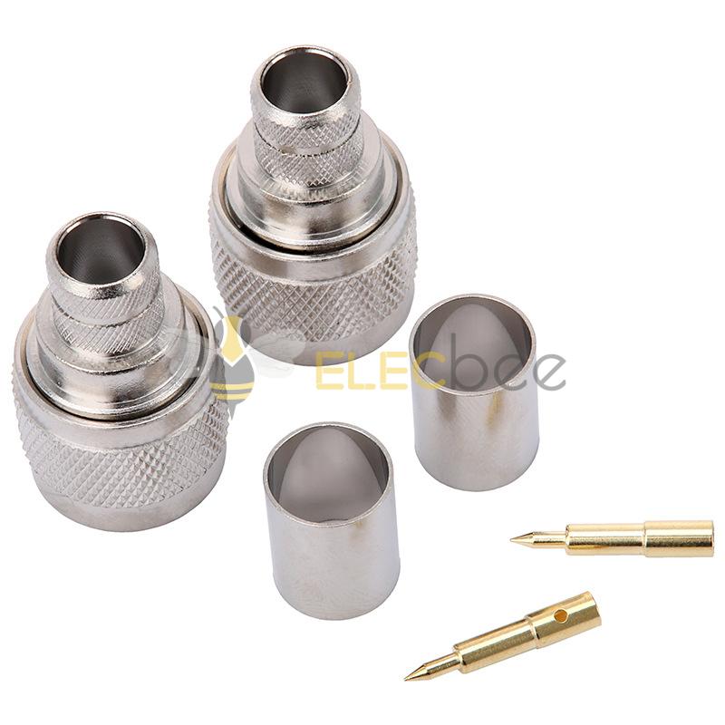 N-J-7 N型公头内螺内针 射频连接器冷压50-7RG213 RG8 LMR400