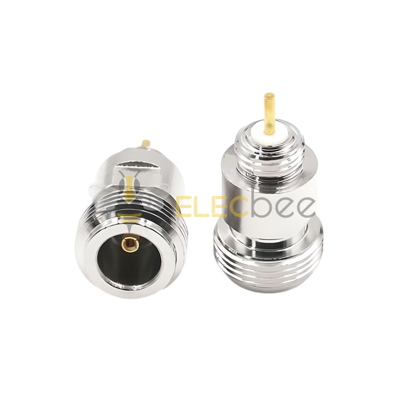 N-KY-8 N型射频连接器面板安装母头 N型射频同轴连接器