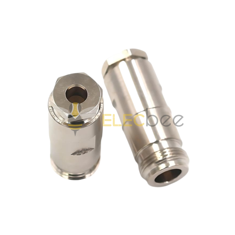 N-K-3 N型外螺内孔 装接式 全铜射频转接头N母头 N型外螺内孔