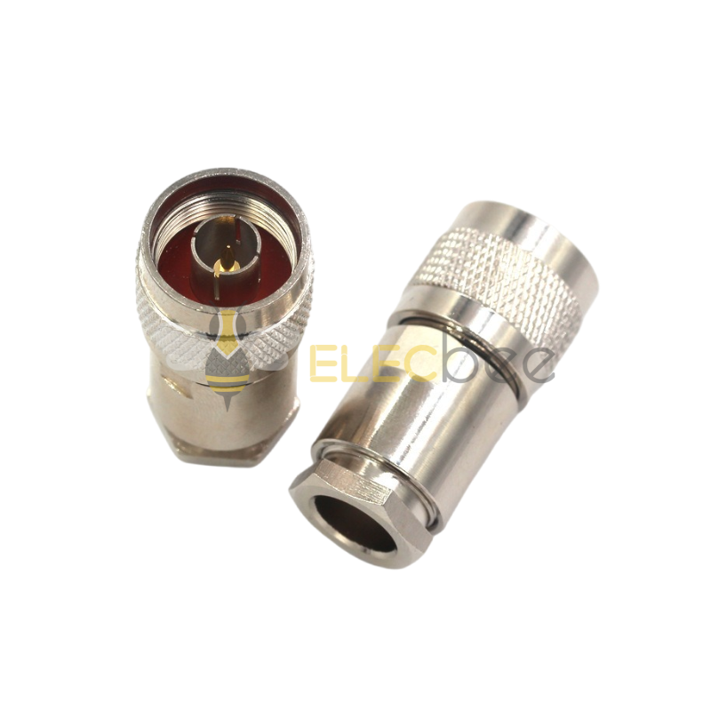 N-J-7 50欧接线口 全铜射频接线头 N型内螺内针 装接式 N公头