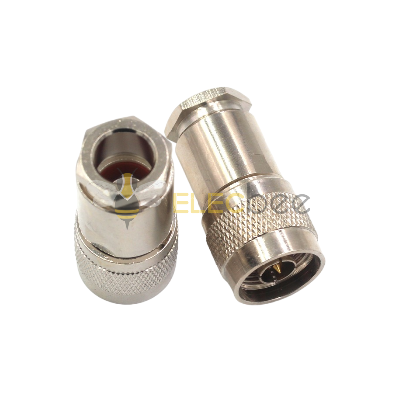 N-J-7 N型射频连接器内螺内针全铜射频接线头 N型公头 50-7