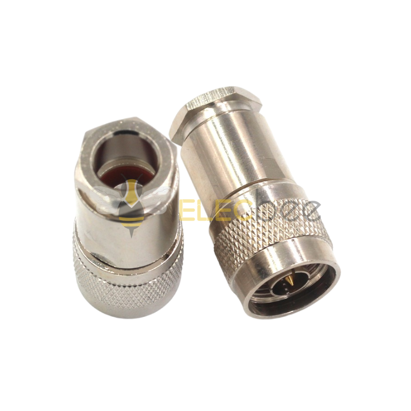 N-J-7 N型射频连接器内螺内针全铜射频接线头 N型公头 50-7