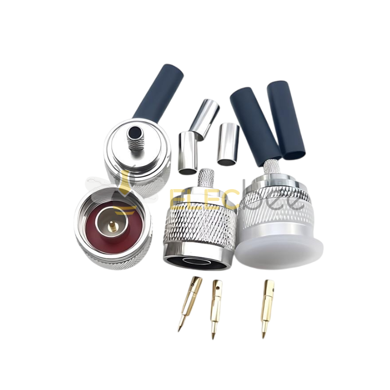 N-C-J-3公头内螺内针50-3压接型RG58/142/400同轴线用射频连接器