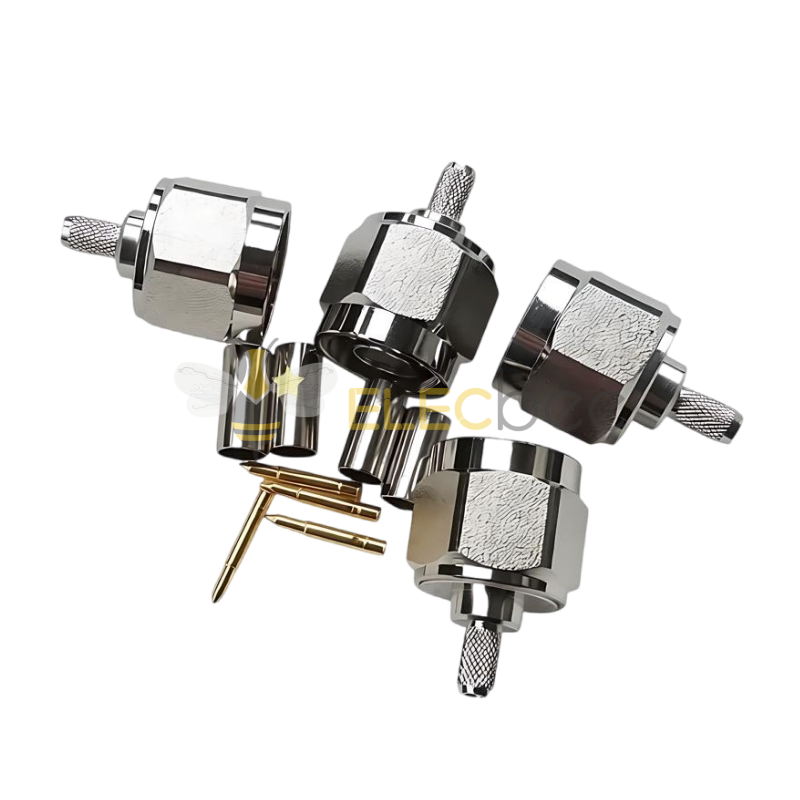 N-KF-1.550欧射频连接器N型接头沉孔法兰型N母座方板N-KF-3接线型