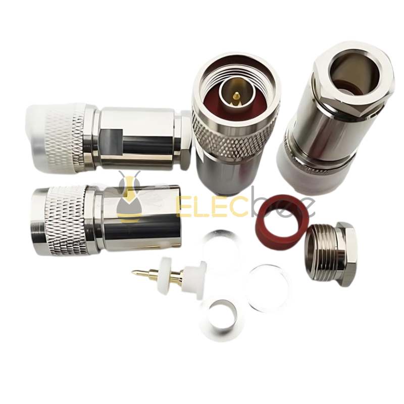 N-J-7D装接型免焊接头7D-FB CNT/LMR400用优质N型公头50-7