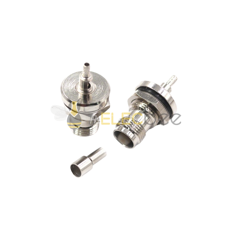 TNC-KY-1.5 大圆盘母头 全铜射频连接器 适配 RG316/RG174 同轴接头